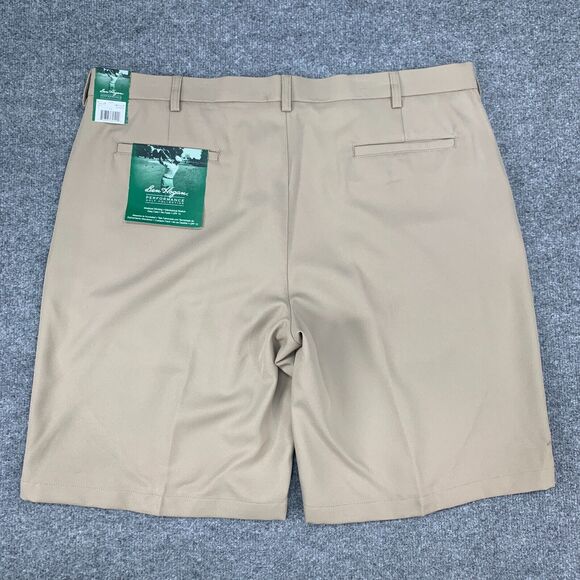 Ben Hogan Performance Golf Shorts Mens 40 Straw Flat Front Moisture Wick Chino - Picture 9 of 16